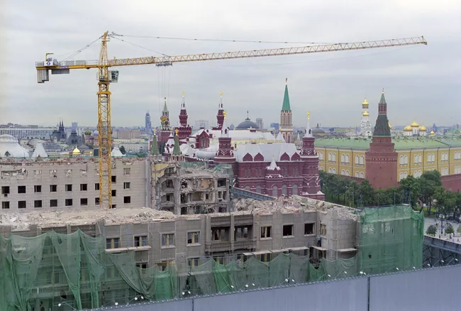 Реконструкция гостиницы Москва