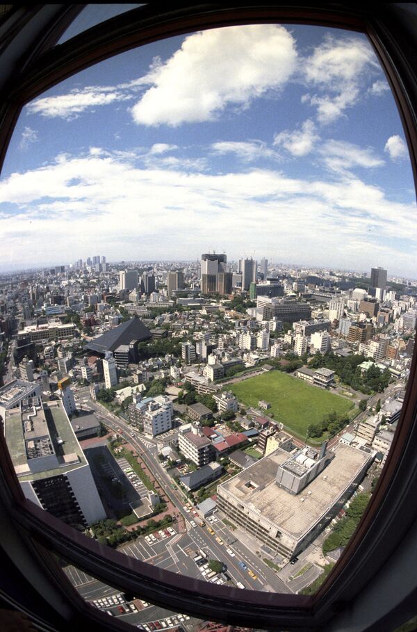 Панорама города Токио