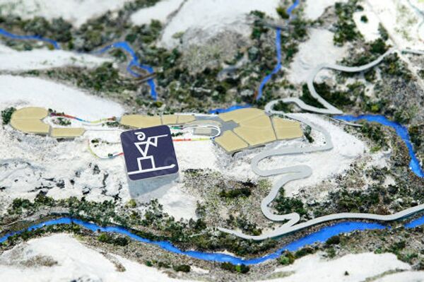 Спортивный макет: как будут выглядеть олимпийские объекты в Сочи