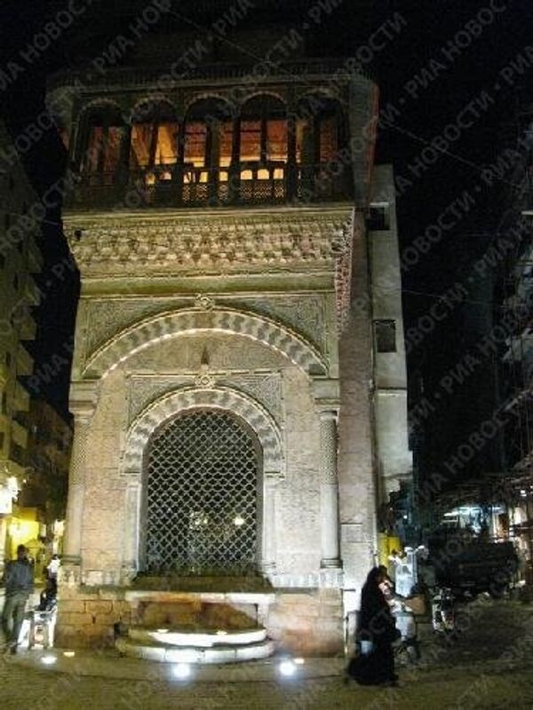Ночной облик исламских памятников Каира