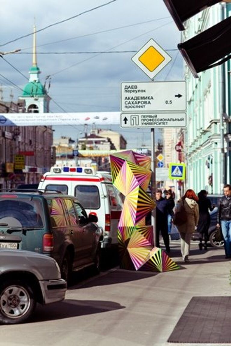 Центральные московские улицы и дворы как арт-объекты