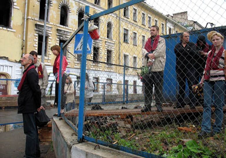 Историческое здание снесли заодно с обрушившимся домом в центре Москве