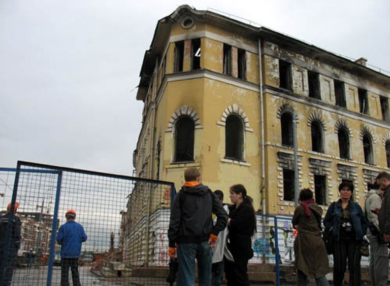 Историческое здание снесли заодно с обрушившимся домом в центре Москве