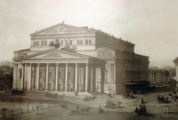 Здание Большого театра с момента основания до наших дней