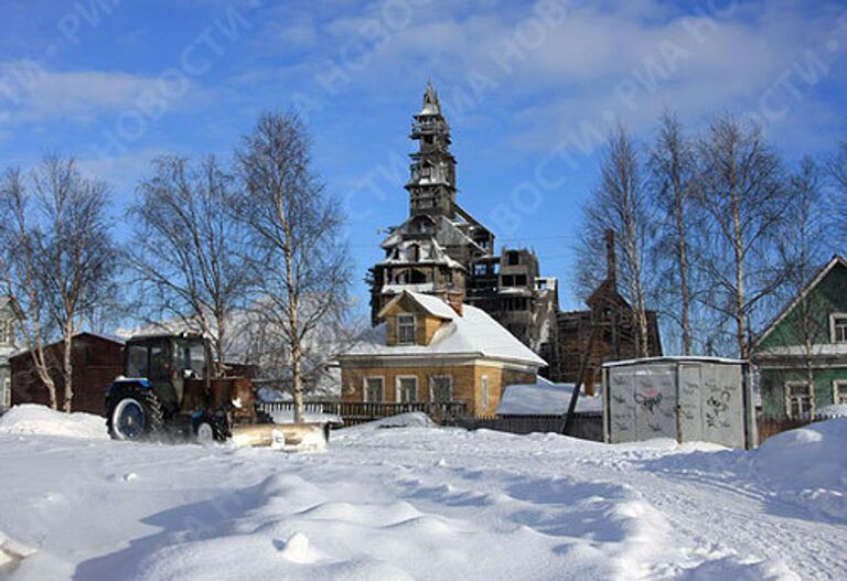Знаменитый деревянный небоскреб снесут в Архангельске 