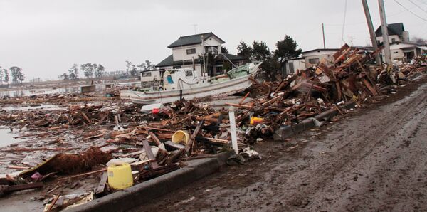Япония катастрофа цунами землятресение