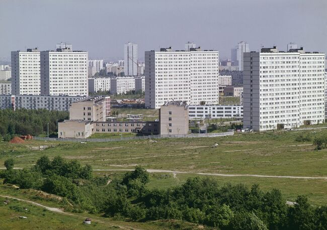 Жилые кварталы Юго-Запада столицы, новостройка, район