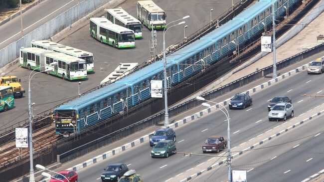 Нагатинский метромост в Москве