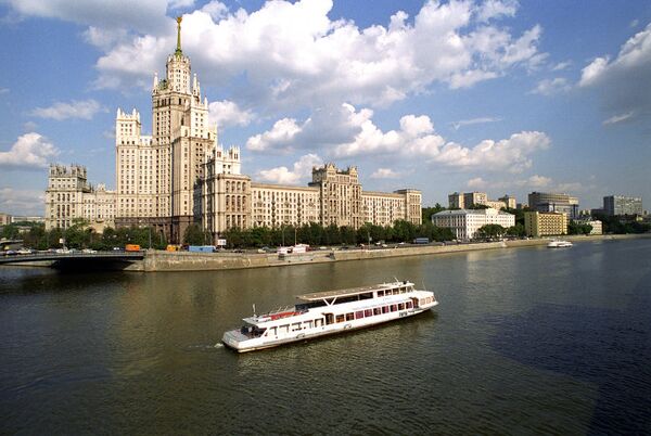 Теплоход, Москва-река