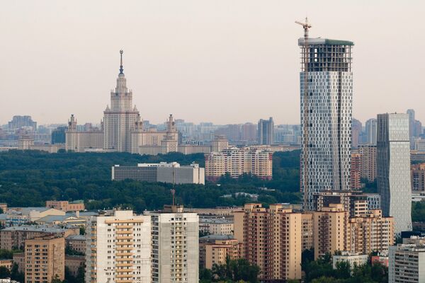 Строящийся жилой комплекс Дом на Мосфильмовской
