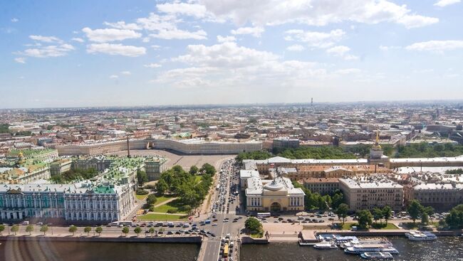 Вид Петербурга с верхней точки