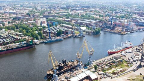 Вид Петербурга с верхней точки Вид Петербурга с верхней точки