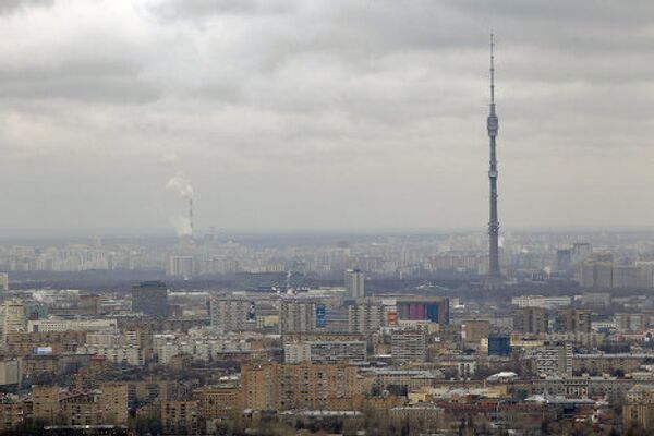Строительство высотных зданий комплекса Москва-Сити