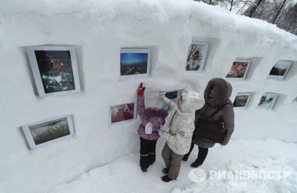 Ледовый городок Moroz City в Сокольниках