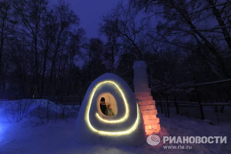 Ледовый городок Moroz City в Сокольниках Ледовый городок Moroz City в Сокольниках