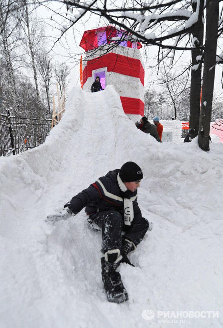 Ледовый городок Moroz City в Сокольниках