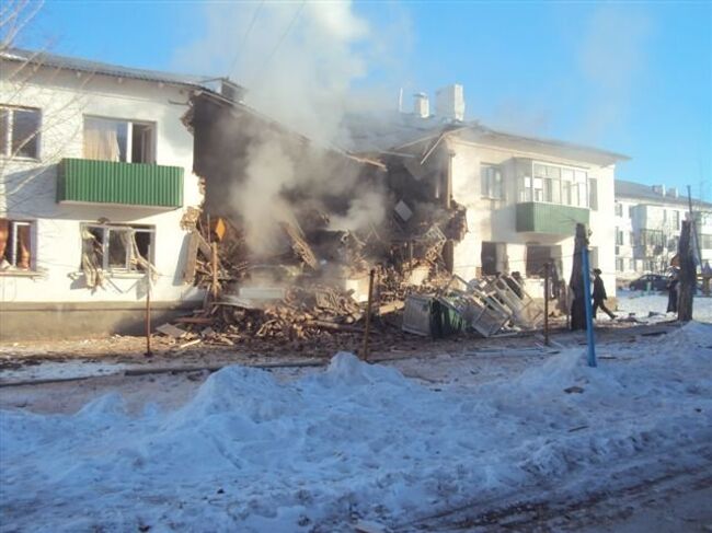 Взрыв газа в жилом доме в Башкирии