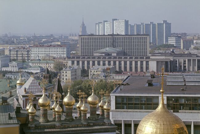 Вид на центр Москвы