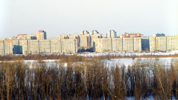 Жилой квартал города Омска