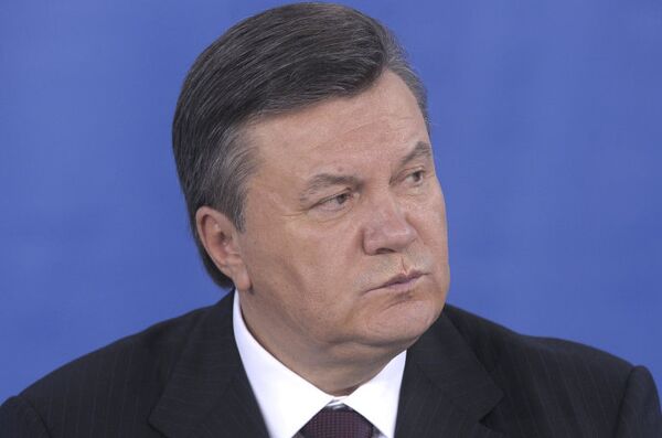 В.Янукович на межрегиональном экономическом форуме в Донецке