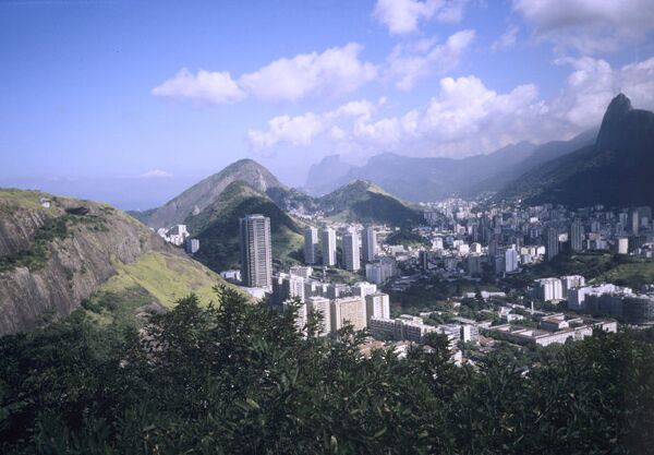 Вид на город Рио-де-Жанейро