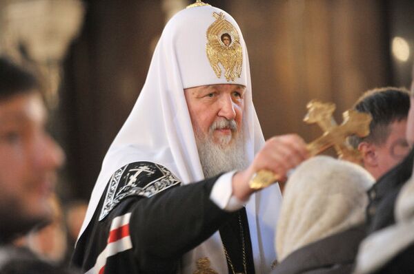 Патриарх Московский и всея Руси Кирилл совершил вечерню с чином прощения