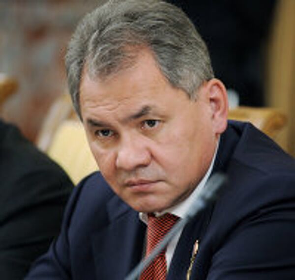 Министр РФ по делам гражданской обороны, чрезвычайным ситуациям и ликвидации последствий стихийных бедствий Сергей Шойгу 