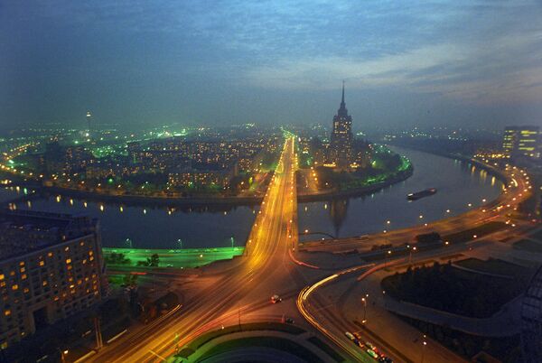 Москва, панорама, гостиница Украина