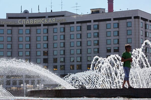 Гостиница Radisson SAS Славянская на площади Европы в Москве