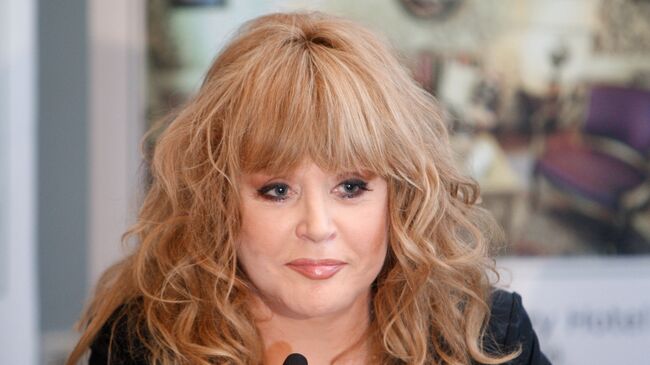 Пресс-конференция Аллы Пугачевой в Санкт-Петербурге