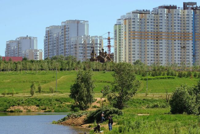 Ландшафтный парк в Митине