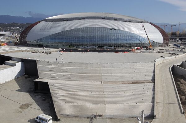 Строительство Большой ледовой арены