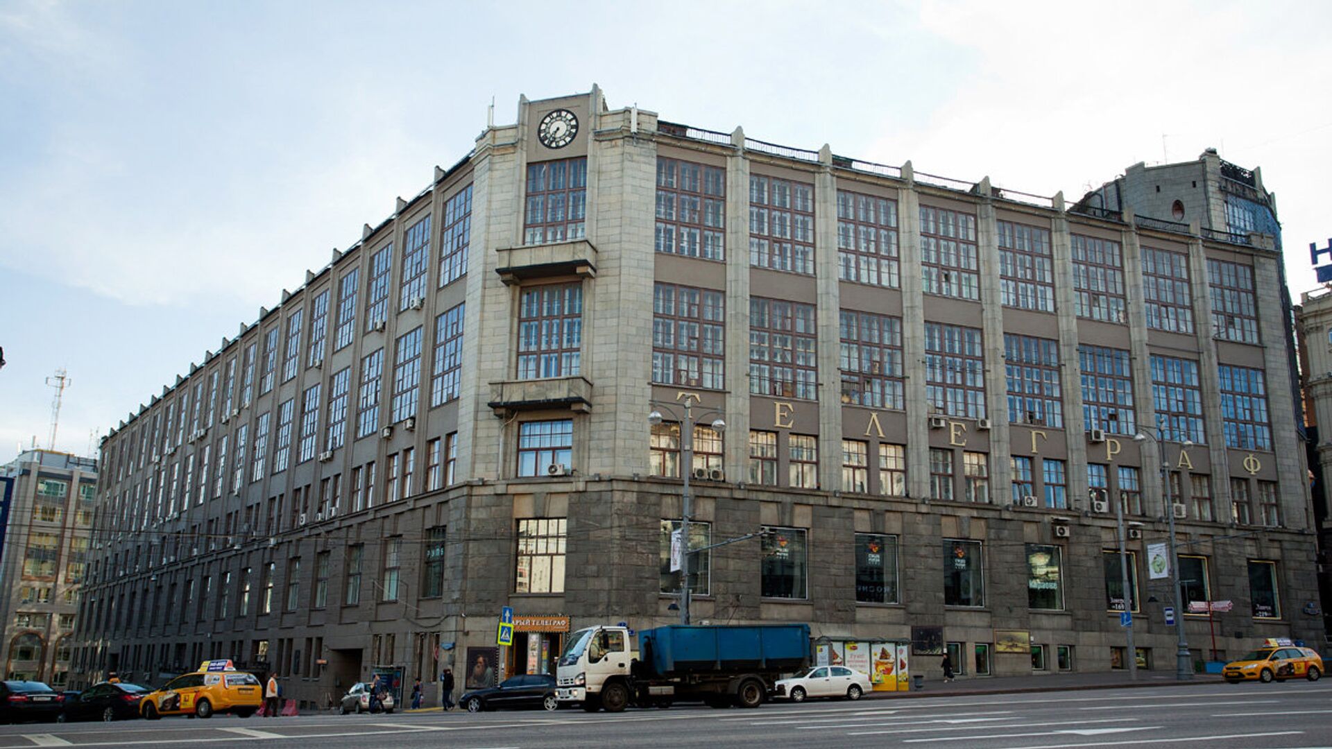 Здание Центрального телеграфа в Москве - РИА Новости, 1920, 09.11.2022