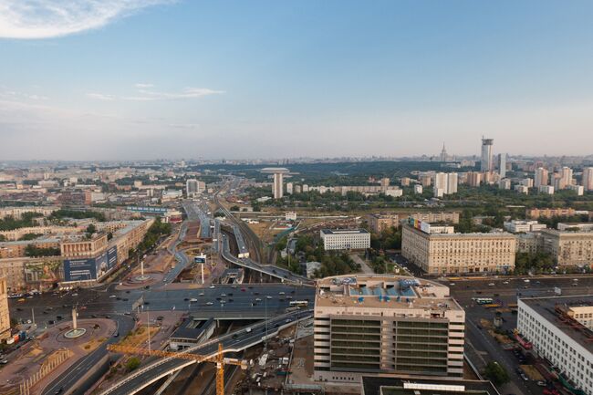 Транспортная развязка в Москве