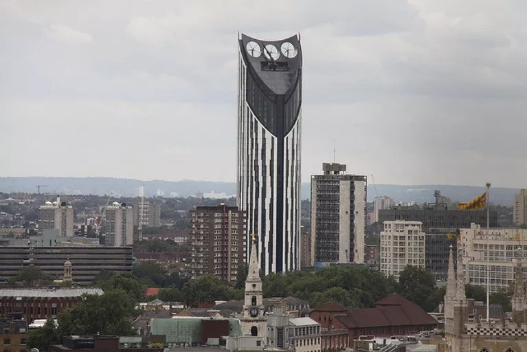 Небоскреб Strata tower в Лондоне Небоскреб Strata tower в Лондоне