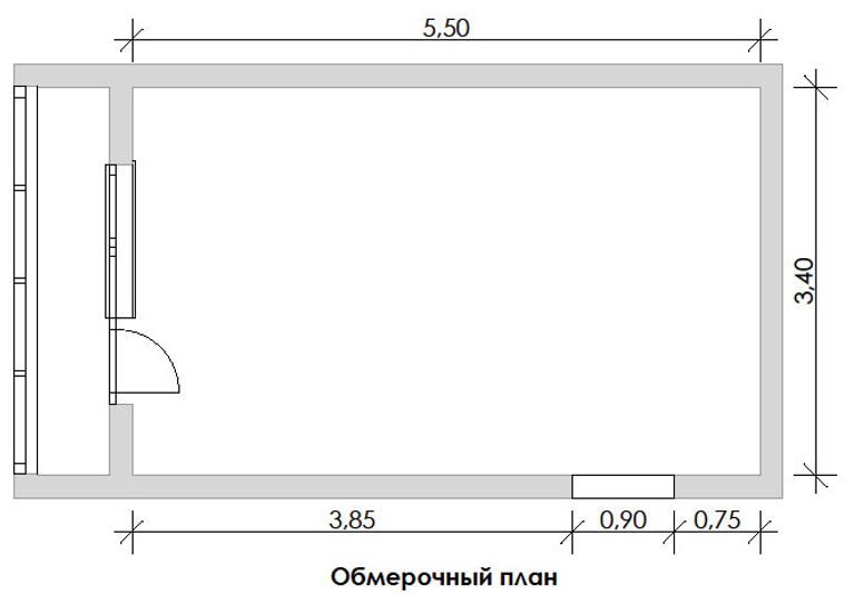 Обмерочный план