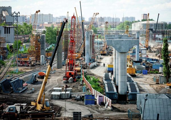 Мэр москвы Сергей Собянин проинспектировал строительство участка четвертого транспортного кольца от Шоссе энтузиастов до Измайловского шоссе Мэр москвы Сергей Собянин проинспектировал строительство участка четвертого транспортного кольца от Шоссе энтузиастов до Измайловского шоссе