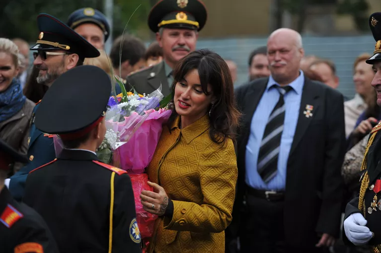 Тина Канделаки на открытии Первого Московского Кадетского корпуса Тина Канделаки на открытии Первого Московского Кадетского корпуса