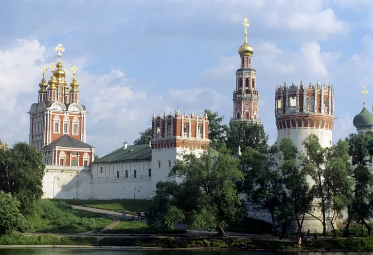 Вид на Новодевичий монастырь Вид на Новодевичий монастырь