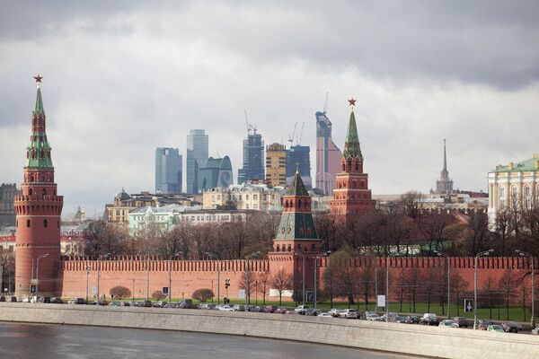 Панорама ансамбля Московского Кремля
