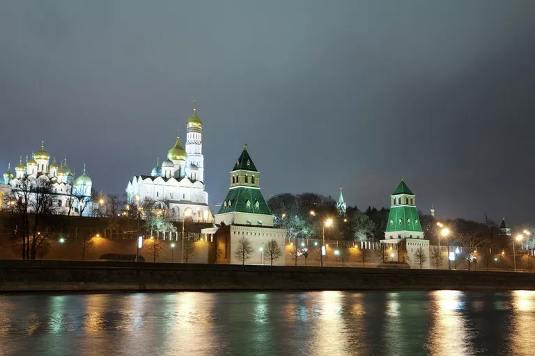 Самые освещенные места в Москве - Кремль Самые освещенные места в Москве - Кремль