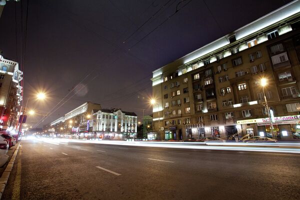 Cамые освещенные места в Москве – проспект Мира