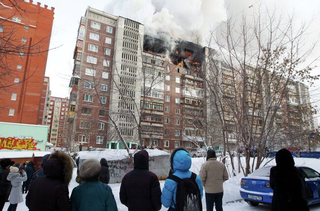 Взрыв бытового газа в жилом доме в Томске