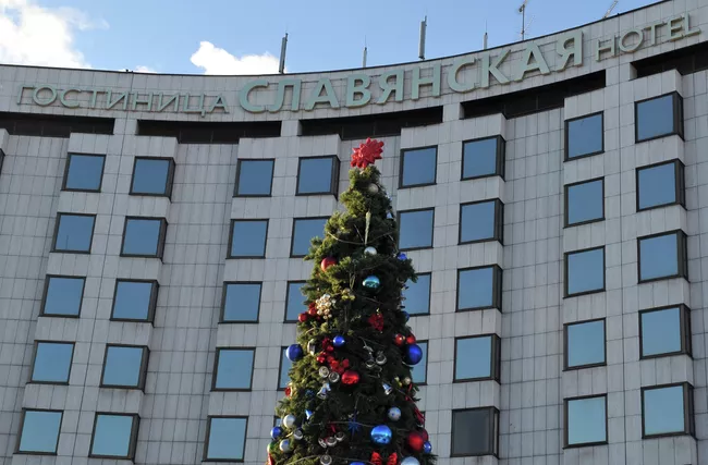 Здание гостиницы Radisson SAS Славянская