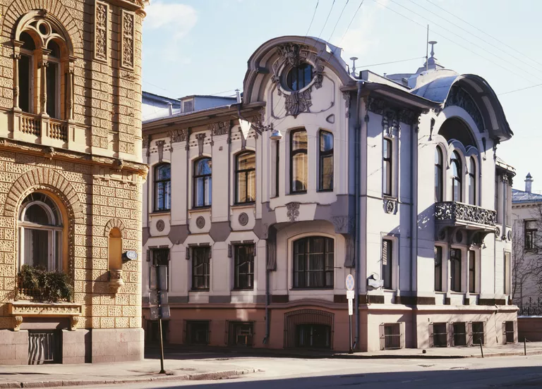 Особняк И.А. Миндовского на Поварской улице в Москве. Особняк И.А. Миндовского на Поварской улице в Москве.