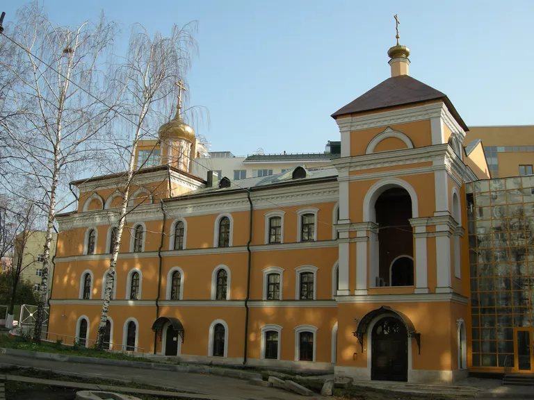 Домовый храм Святого Праведного Филарета Милостивого Ермаковской богадельни за Трехгорной заставой, 1889 г Домовый храм Святого Праведного Филарета Милостивого Ермаковской богадельни за Трехгорной заставой, 1889 г
