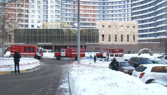 Пожар на юго-западе Москвы