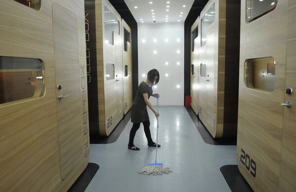Капсульная гостиница Sleepbox Hotel Tverskaya открылась в Москве