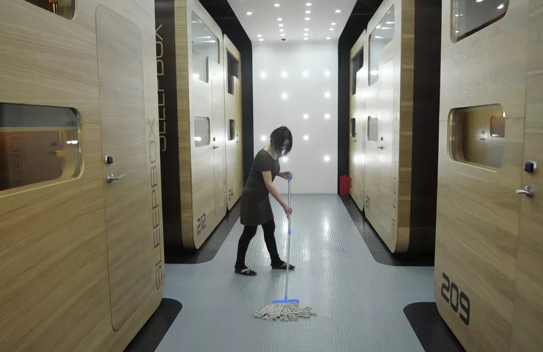 Капсульная гостиница Sleepbox Hotel Tverskaya открылась в Москве Капсульная гостиница Sleepbox Hotel Tverskaya открылась в Москве