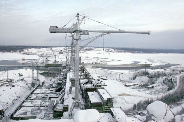 На строительстве Богучанской  ГЭС